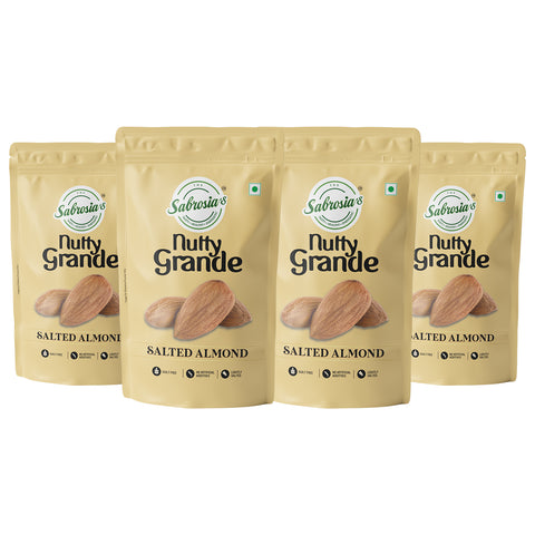 Sabrosia's Salted Almonds – 150 Gram(Pack of 4)