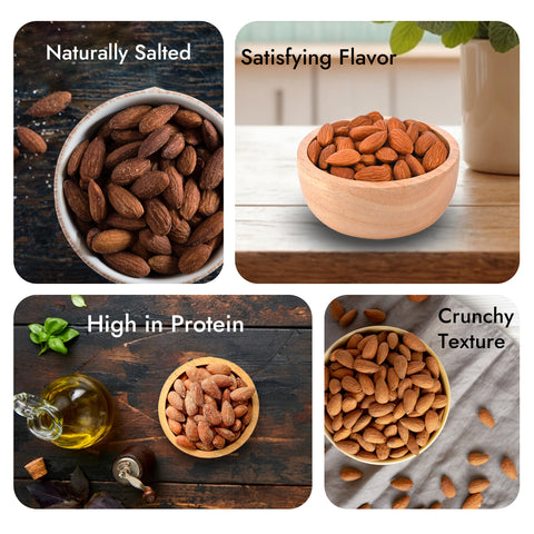 Sabrosia's Salted Almonds – 150 Gram(Pack of 4)