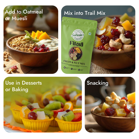 Sabrosia's Fruit and Nut Mix - 180 Gram(Pack of 3)