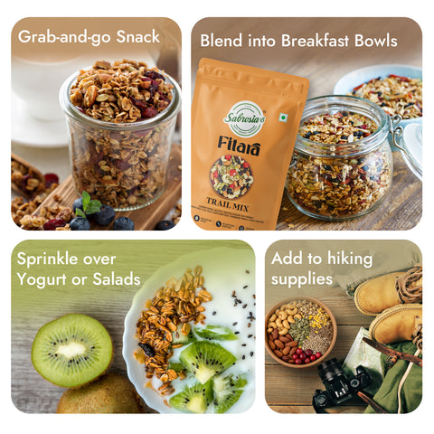 Sabrosia's Trail Mix - 180 Gram(Pack of 4)
