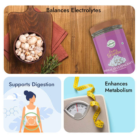 Sabrosia's Himalayan Pink Salt Roasted Makhana – 70 Gram(Pack of 2)