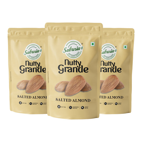 Sabrosia's Salted Almonds – 150 Gram(Pack of 3)