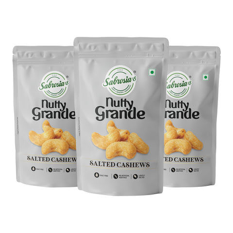 Sabrosia's Cashew Salted – 150 Gram(Pack of 3)