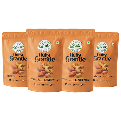 Sabrosia's Thai Chilli Nut Mix – 150 Gram(Pack of 4)