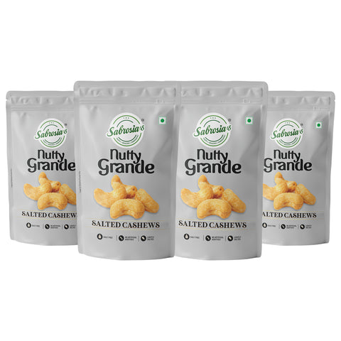 Sabrosia's Cashew Salted – 150 Gram(Pack of 4)
